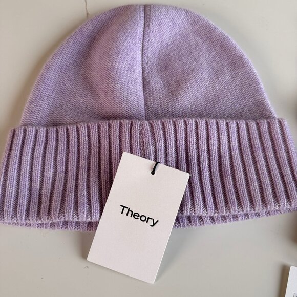 Theory Other - Theory Cashmere Beanie Lilac Color OS NWT